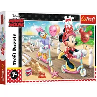 Trefl Trefl, Puzzle, Minnie am Strand, Disney Minnie, 200 Teile, für Kinder ab 7 Jahren