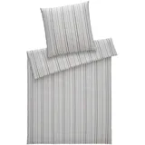 ELEGANTE Paula Gestreift Multi/Natur 135 x 200 cm + 80 x 80 cm