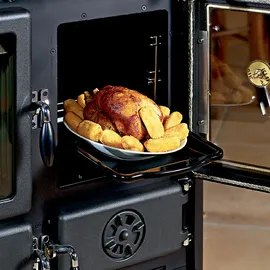 La Nordica-Extraflame La Nordica Rosetta 5.0 Majolika Küchenofen Bordeaux