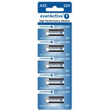 everActive A23 23A 12V 55mAh Alkaline Batterien - 5x Blisters