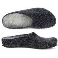 Magicfelt 709 Unisex Wollfilz-Pantoffel, anthracit