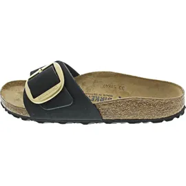 Birkenstock Madrid Big Buckle Nubukleder schwarz 37