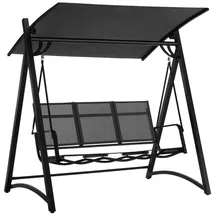 MCombo M MCombo 3-sitzer Hollywoodschaukel, Gartenschaukel 8009 (Dunkgelgrau)