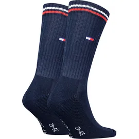 Tommy Hilfiger Crew Socken 2 Paare Blau 39-42