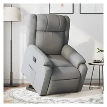 vidaXL Relaxsessel mit Aufstehhilfe Stoff 95 x 99 x 95 cm Hellgrau