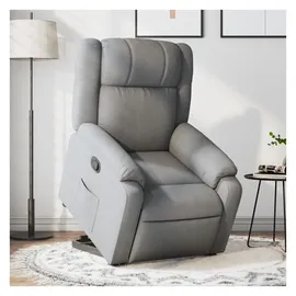 vidaXL Relaxsessel mit Aufstehhilfe Stoff 95 x 99 x 95 cm Hellgrau