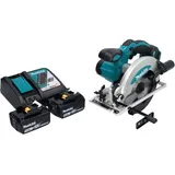 Makita DSS 610 RT Akku Handkreissäge 18 V 165 mm + 2x Akku 5,0 Ah + Ladegerät