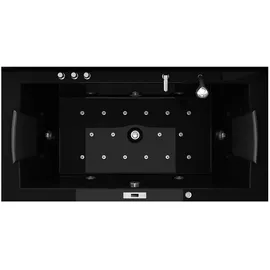 Jet-Line Villa Eugenie Whirlpoolbadewanne 183 x 90 cm (VILLAEUGENIE-BLACK)