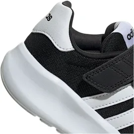 adidas Lite Racer 3.0 Sneaker, Wonder Steel/Core Black/Impact Orange, 30.5 EU