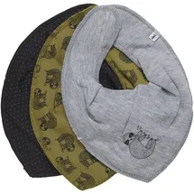 Pippi made with love PIPPI Baby 3er Pack saugfähige Halstücher/Lätzchen mit Druck - Einheitsgröße