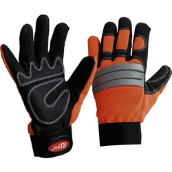 Arbeitshandschuhe Synthetikleder orange orange - 1537GR11 - orange