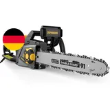 2400W Elektro Kettensäge, 40Cm Oregon Schwert Und Kette, Werkzeuglose Kettenspan