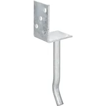 GAH Alberts L-Pfostenträger 80 x 200 mm Stahl feuerverzinkt