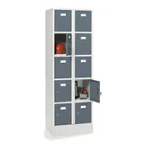 Deskin Schließfach-Stahlschrank SYSTEM SP1 COLOR 4251747720607 Deskin