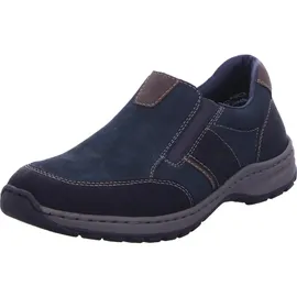 Rieker Herren Slipper in Blau, Größe 45