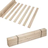 Helo Rolllattenrost Lattenrost Rollrost Holzlatten Bettrost Latten 11 Latten 120 x 200 cm (Basic A4)