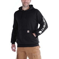 CARHARTT Logo Hooded Sweatshirt K288 Schwarz, XXL