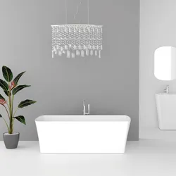 Freistehende Mineralguss Badewanne KZA-1782, Oberfläche: Matt