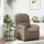 vidaXL Relaxsessel 86,5 x 99,5 x 86,5 cm Cappuccino-Braun mit verstellbarer Rückenlehne