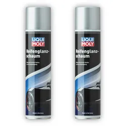 2x 400ml LIQUI MOLY 1609 Reiniger Reifenglanzschaum Reifenschaum Reifenpflege