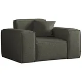 Fun Möbel Sessel Designersessel CELES PREMIUM in Stoff Ascot Bukla Moosgrün