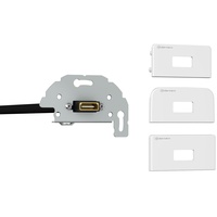 Kindermann Anschlussblende mit Kabelpeitsche Konnect Design click HDMI