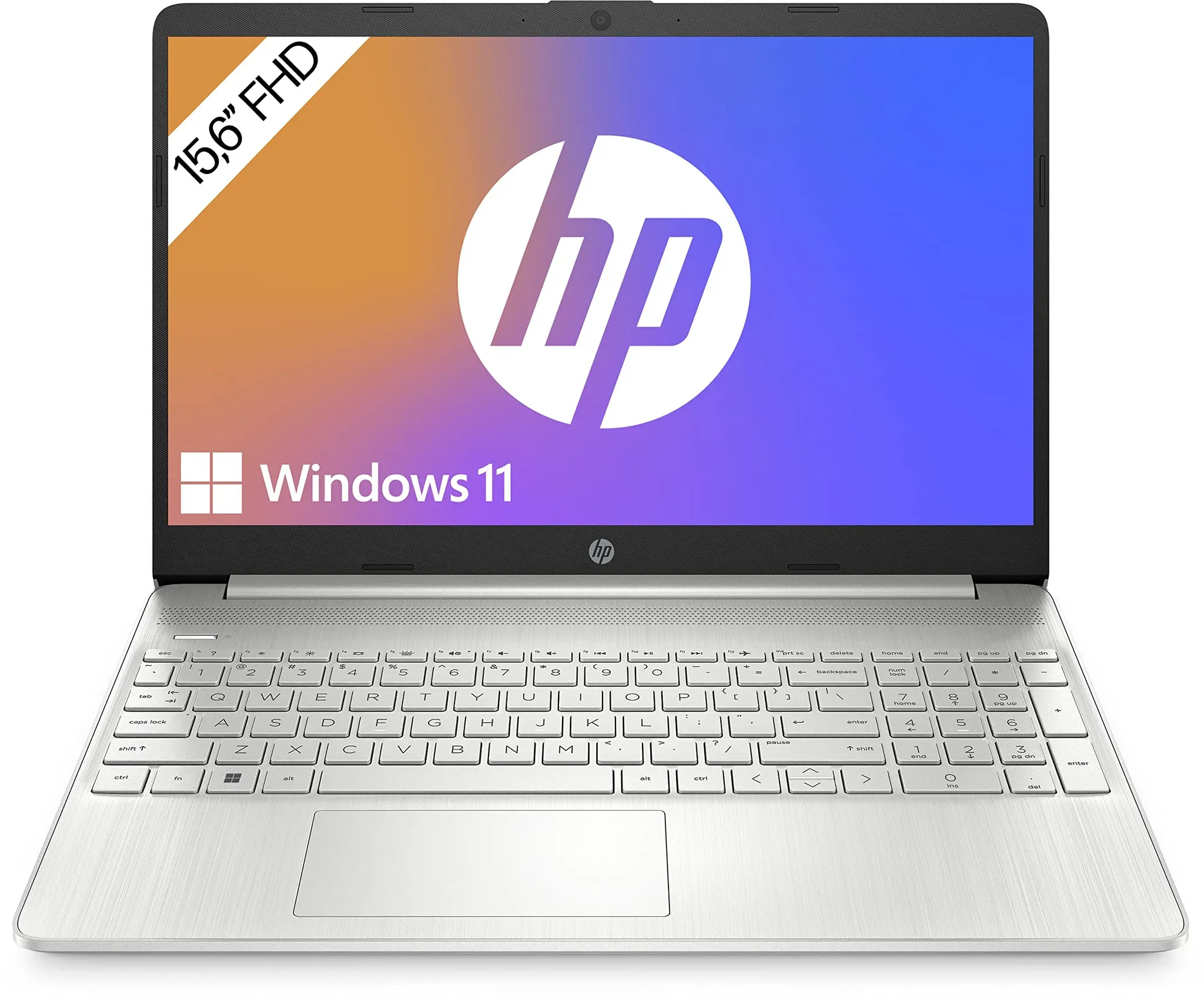 HP Laptop 7N415EA [15,6", i7-1255U 1,2GHz, 16GB RAM, 512GB SSD, Intel Iris Xe Graphics, Win 11 Home] silber (Neu differenzbesteuert)