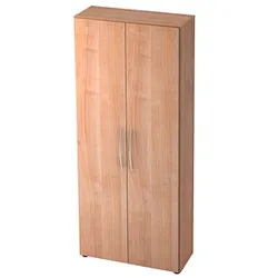 HAMMERBACHER Aktenschrank 4100, V4100/N/N/BM nussbaum 4 Fachböden 80,0 x 34,6 x 188,0 cm