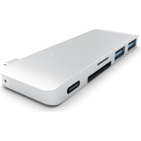 Satechi silver Dual-Slot-Cardreader, USB-C 3.0 [Stecker] (ST-TCUPS)