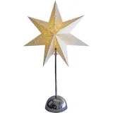 Best Season LED-Standstern Cellcandle Metall/Papier 55x35 cm Weiß