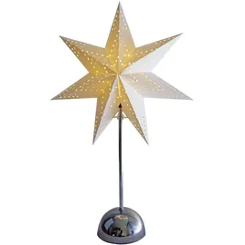 Best Season LED-Standstern Cellcandle Metall/Papier 55x35 cm Weiß