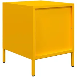 vidaXL Nachtschrank 2 Stk. 35 x 39 x 43,5 cm Senfgelb