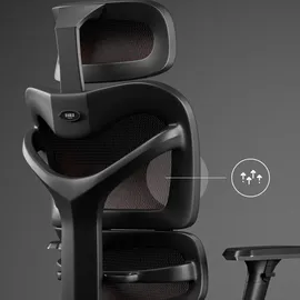 diablo-chairs V-Commander Bürostuhl Schwarz/Rot