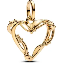 Pandora Stacheldraht-Herz Gold 762526C00