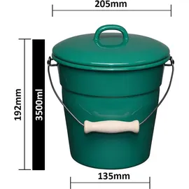 RIESS Bioeimer 3,5 l Weiß