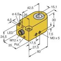 Turck Sensor BI15RW30DAN6XH1141