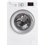 BEKO WTV9712BS1W Bullauge-Waschmaschine – 9 kg – Induktion – L60 cm – 1400 U/min – Weiß - Weiß