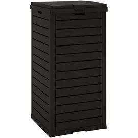 vidaXL Outdoor-Mülltonne 41 l Schwarz