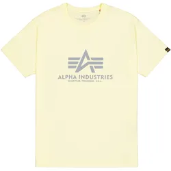 Alpha Industries T-Shirt »Alpha Industries Men - T-Shirts Basic T-Shirt BL« Alpha Industries retro yellow M