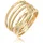 Elli Ring 925 Sterling Silber Geo, Ring Set in gold, | Gr.: 60