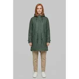 DERBE Traveby Regenjacke Damen Oliv Grün 38