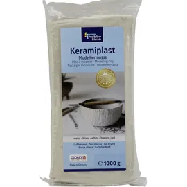 Glorex  Keramiplast 1000 g Weiß