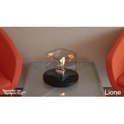 Tecno Air System - Tisch-Biokamine mit hoher Reichweite - Lyon - Schwarz