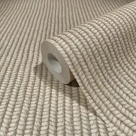 Marburg Vliestapete Bast Geflecht 3D-Optik Beige/Braun 10 m 47484