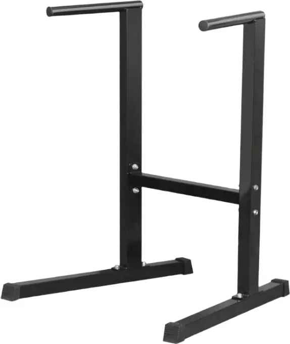 Yaheetech Heavy Duty Home Gym Dip Station Stand Parallel Bar Fitness Workout Schwarz