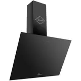 GURARI Kopffrei Dunstabzugshaube 60 cm Wandmontage GCH D 286.6 Bl Prime Wandhaube Schwarz Glas | EEK A | 1000m3/h | Fernbedienung | TouchControl | Timer | Abzugshaube Abluft/Umluft
