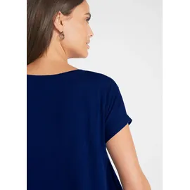 bonprix Longshirt Blau XXL