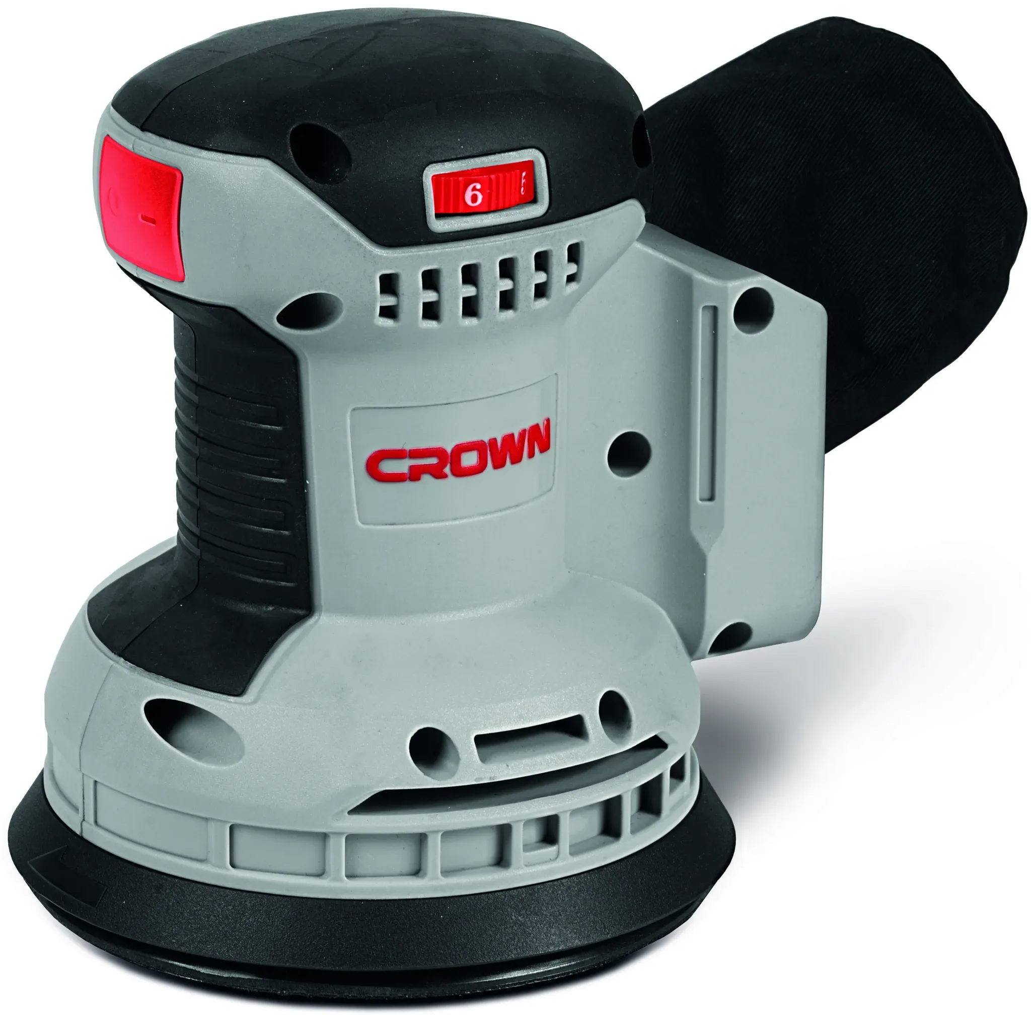 CROWN Akku Exzenterschleifer 20 V 125 mm