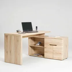 Schreibtisch mit Regal Eiche San Remo