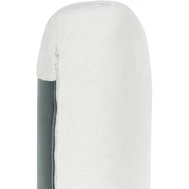Beliani Sessel ALLA Bouclé 72 x 71 x 70 cm Cremeweiß mit Kissen